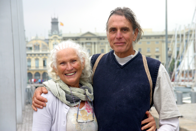 Mom and Dad in Barcelona, 10-28-09