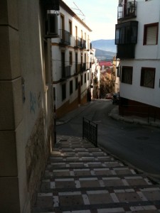 Street in Jaén, 11-13-09